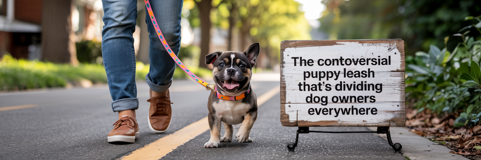 The Controversial Puppy Leash Thats Dividing Dog Owners Everywhere