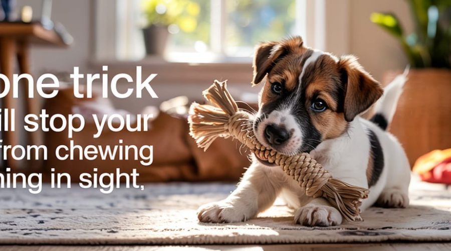The One Trick That Will Stop Your Puppy from Chewing Everything in Sight