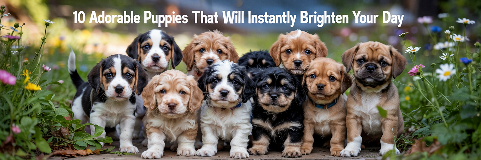 10 Adorable Puppies That Will Instantly Brighten Your Day